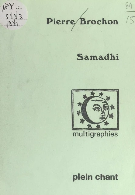 Samadhi - Pierre Brochon - FeniXX réédition numérique