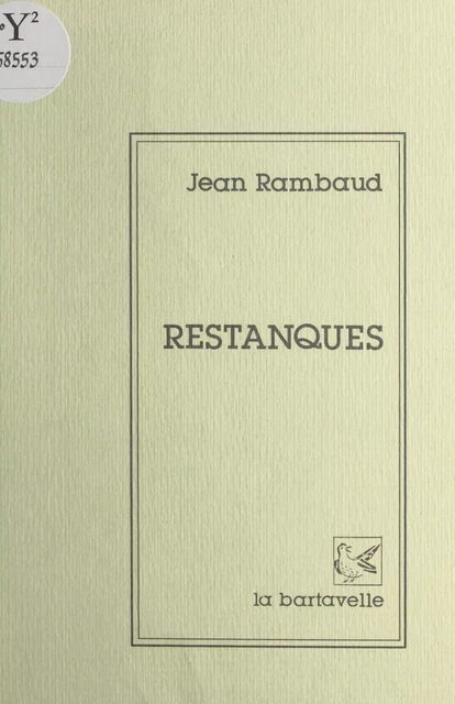 Restanques - Jean Rambaud - FeniXX réédition numérique