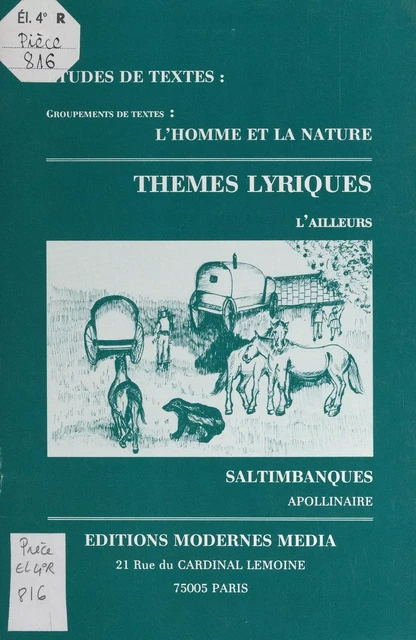 Saltimbanques, Apollinaire - Anne-Marie Marina-Mediavilla - FeniXX réédition numérique