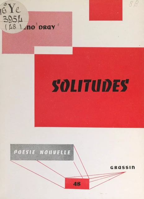 Solitudes - Meno Dray - FeniXX réédition numérique