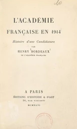 L'Académie française en 1914