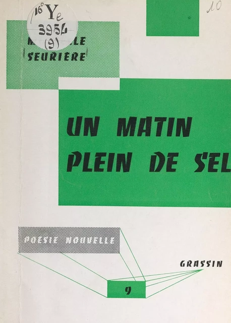 Un matin plein de sel - Michelle Seurière - FeniXX réédition numérique