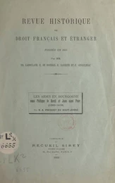 Les aides en Bourgogne sous Philippe le Hardi et Jean sans Peur (1363-1419)