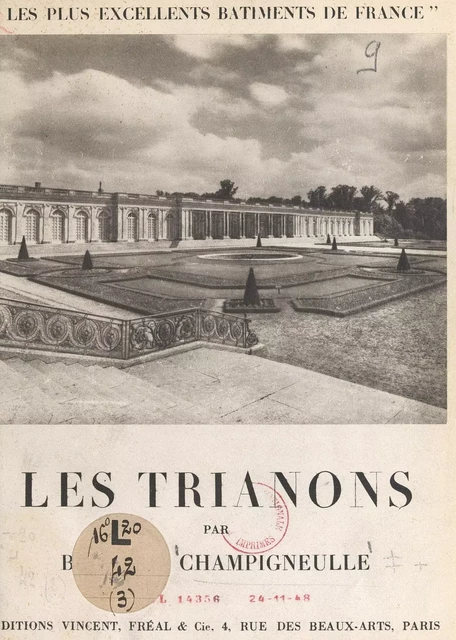 Les Trianons - Bernard Champigneulle - FeniXX réédition numérique