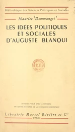 Les idées politiques et sociales d'Auguste Blanqui