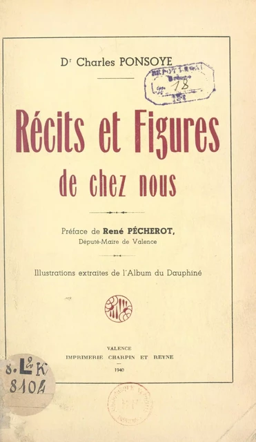 Récits et figures de chez nous - Charles Ponsoye - FeniXX réédition numérique