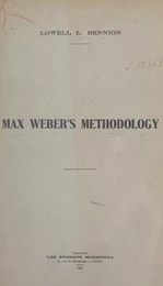 Max Weber's methodology