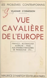 Vue cavalière de l'Europe