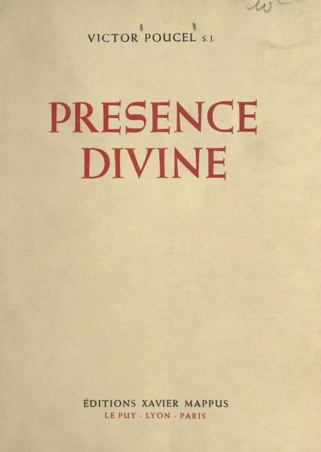 Présence divine - Victor Poucel - FeniXX réédition numérique