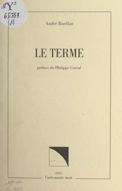 Le terme - André Ruellan - FeniXX réédition numérique