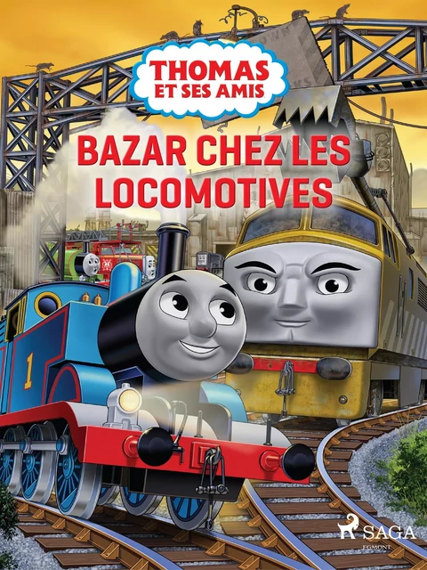 Thomas et ses amis - Bazar chez les locomotives -  Mattel - Saga Egmont French