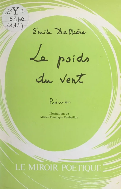 Le poids du vent - Émile Dallière - FeniXX réédition numérique