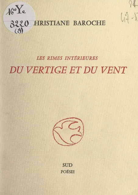 Du vertige et du vent - Christiane Baroche - FeniXX réédition numérique