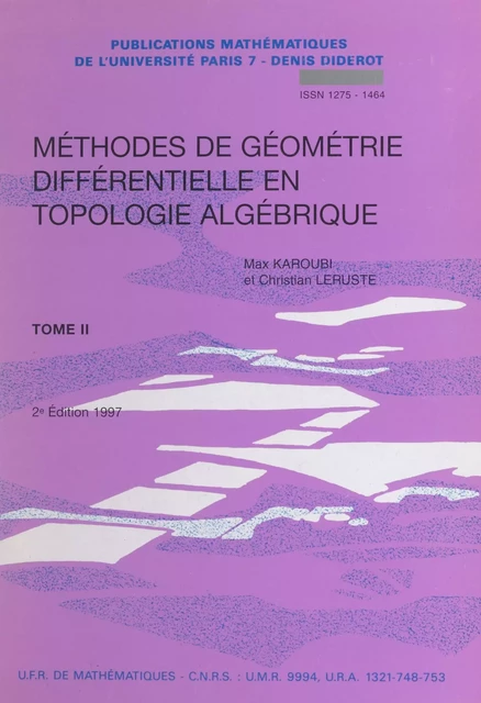 Méthodes de géométrie différentielle en topologie algébrique (2) - Max Karoubi, Christian Leruste - FeniXX réédition numérique