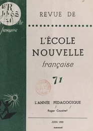 L'année pédagogique