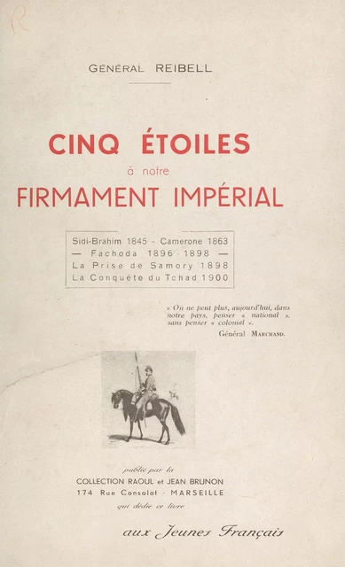 Cinq étoiles à notre firmament impérial - Émile Reibell - FeniXX réédition numérique