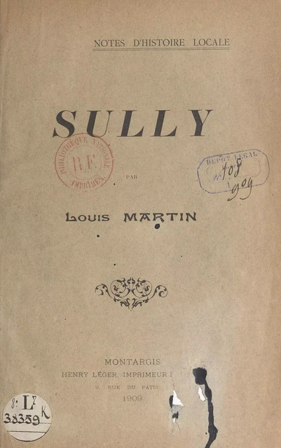 Sully - Louis Martin - FeniXX réédition numérique