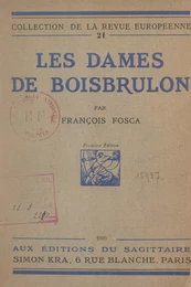 Les dames de Boisbrulon