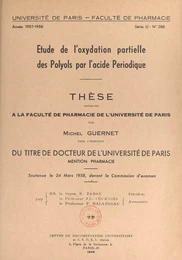 Étude de l'oxydation partielle des polyols par l'acide périodique