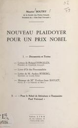 Nouveau plaidoyer pour un prix Nobel