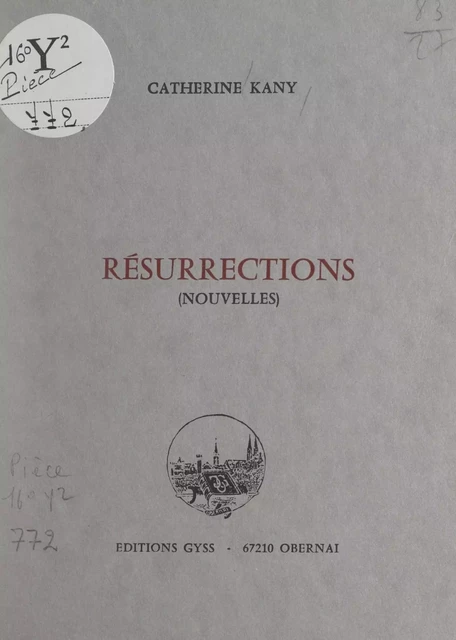 Résurrections - Catherine Kany - FeniXX réédition numérique