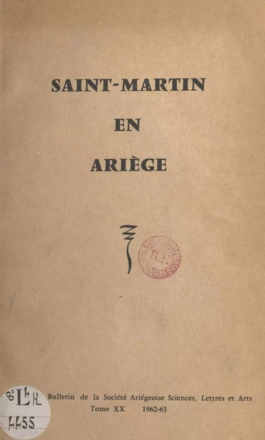 Saint-Martin en Ariège - Marie-Thérèse Laureilhe - FeniXX réédition numérique