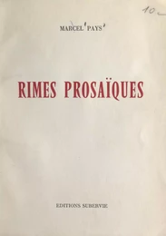 Rimes prosaïques