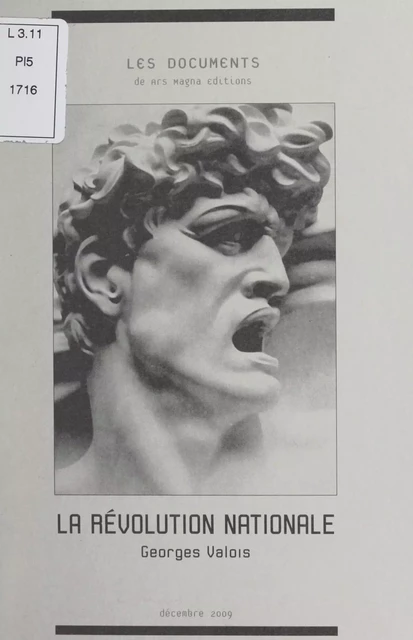 La révolution nationale - Georges Valois - FeniXX réédition numérique