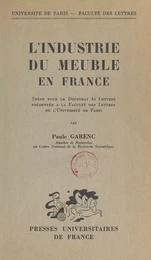 L'industrie du meuble en France