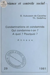 Condamnations et condamnés