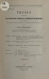 Fréquences de valence du groupement carbonyle et propriétés chimiques des paraquinones, leur interprétation par la méthode des orbitales moléculaires L.C.A.O.