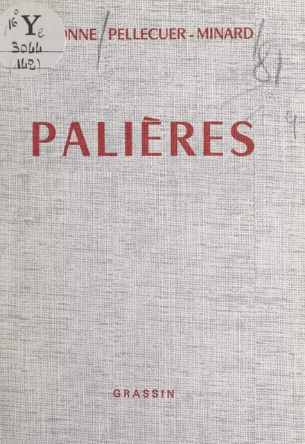 Palières - Simonne Pellecuer-Minard - FeniXX réédition numérique