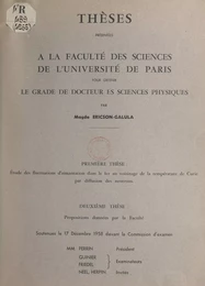 Étude des fluctuations d'aimantation dans le fer au voisinage de la température de Curie par diffusion des neutrons