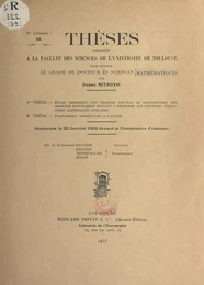 Étude théorique d'un principe nouveau de construction des machines électriques servant à résoudre les systèmes d'équations algébriques linéaires