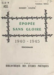 Épopée sans gloire