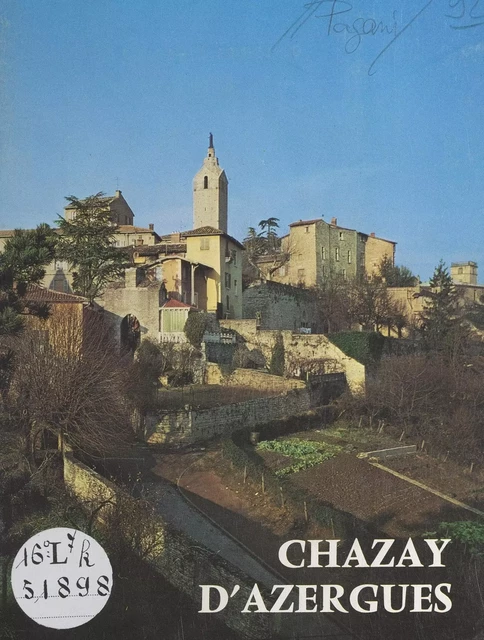 Chazay-d'Azergues - L. Pagani - FeniXX réédition numérique