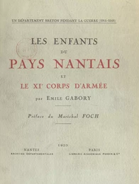 Les enfants du Pays nantais et le XIe Corps d'armée