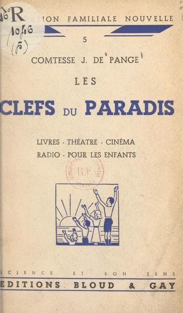 Les clefs du paradis - Pauline de Pange - FeniXX réédition numérique