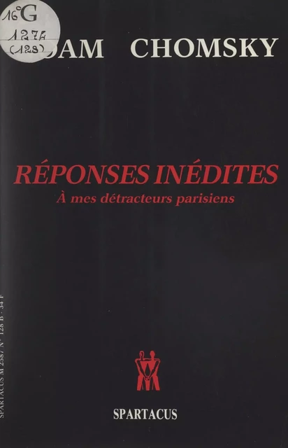 Réponses inédites - Noam Chomsky - FeniXX réédition numérique