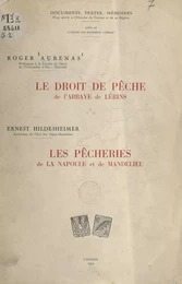 Le droit de pêche de l'abbaye de Lérins