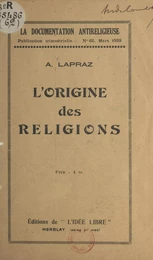 L'origine des religions