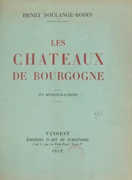 Les châteaux de Bourgogne