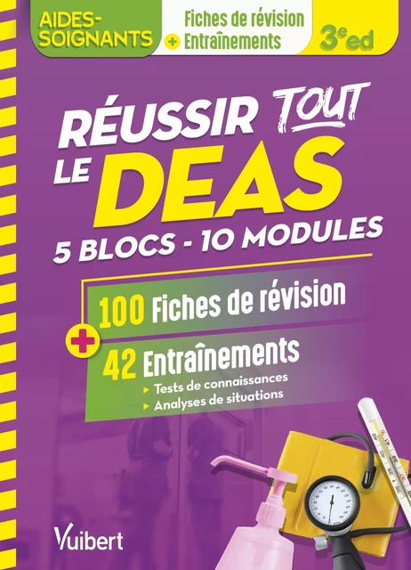 Réussir tout le DEAS en 100 fiches de révision et 42 entraînements - Sylvie Ameline, Muriel Levannier - Vuibert