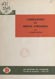 L'indexation des dépôts d'épargne