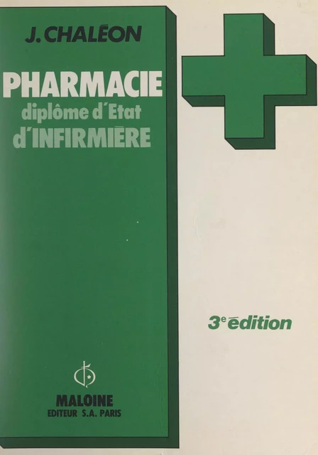 Pharmacie - Jacques Chaléon - FeniXX réédition numérique