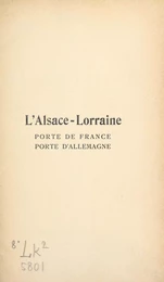 L'Alsace-Lorraine