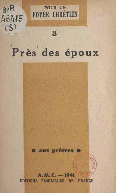 Près des époux - A. Féron - FeniXX réédition numérique