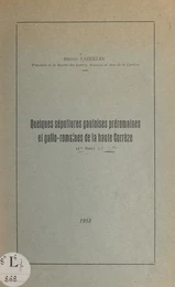 Quelques sépultures gauloises préromaines et gallo-romaines de la haute Corrèze