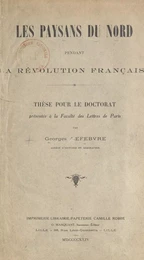 Les paysans du Nord pendant la Révolution française