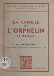 La famille de l'orphelin de Quézac